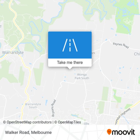 Walker Road map