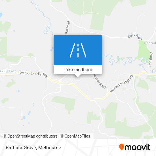 Barbara Grove map