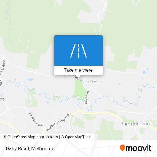 Dalry Road map