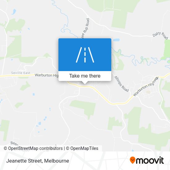 Jeanette Street map