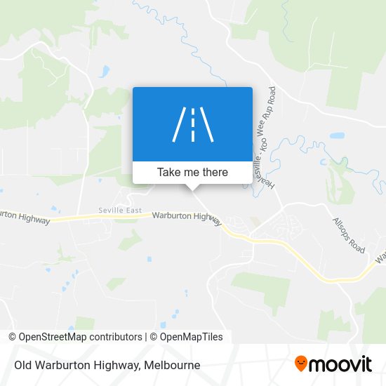 How to get to Old Warburton Highway, Woori Yallock by Bus or Train?