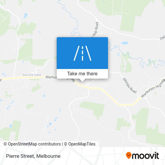 Pierre Street map
