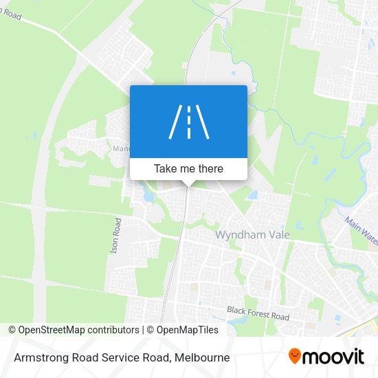 Armstrong Road Service Road map