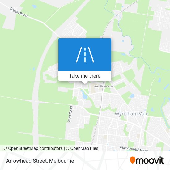 Arrowhead Street map