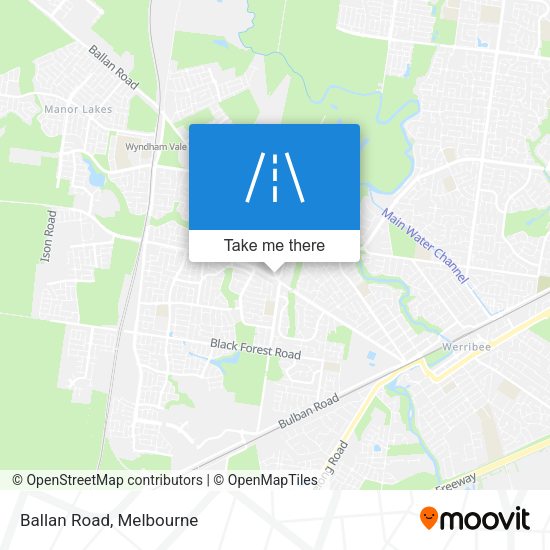 Ballan Road map