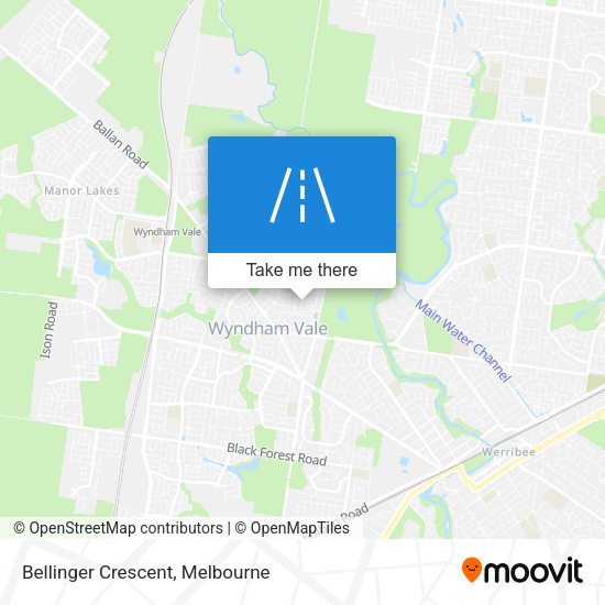 Bellinger Crescent map