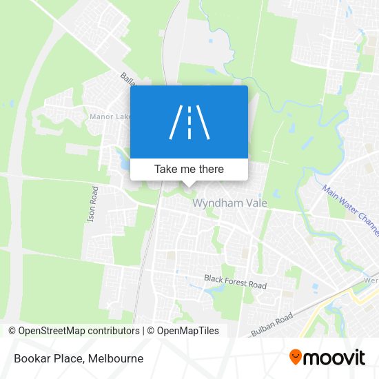 Bookar Place map