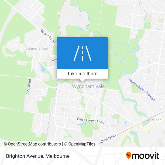 Brighton Avenue map
