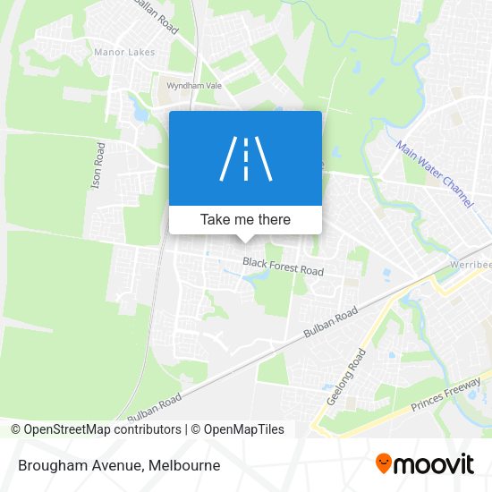 Brougham Avenue map