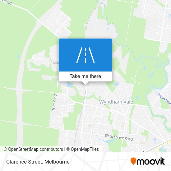 Clarence Street map
