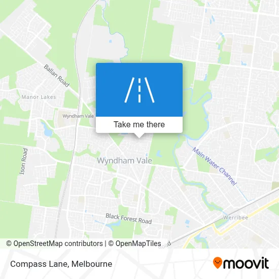 Mapa Compass Lane