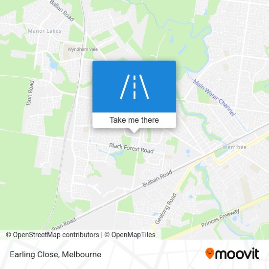 Earling Close map