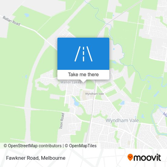 Fawkner Road map