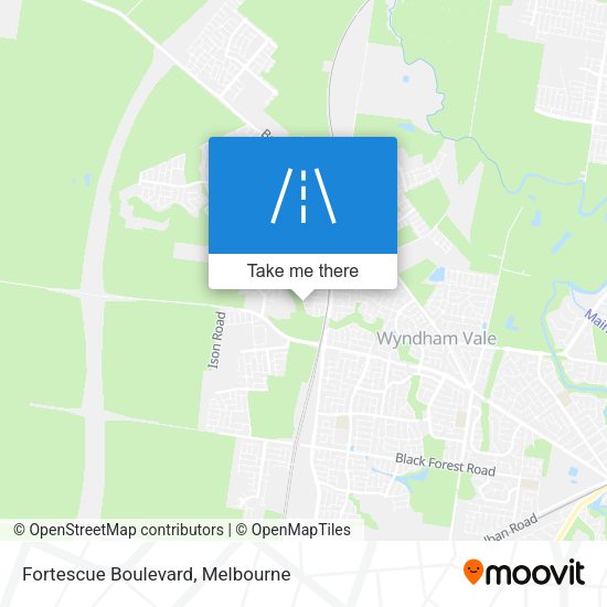 Fortescue Boulevard map