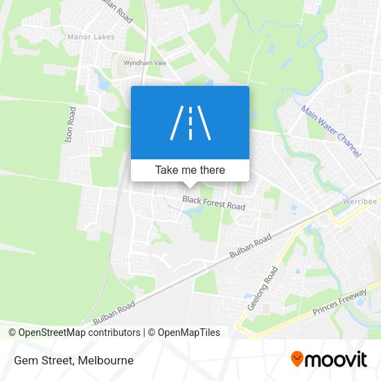 Gem Street map