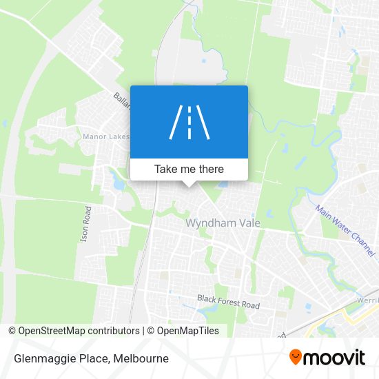 Glenmaggie Place map