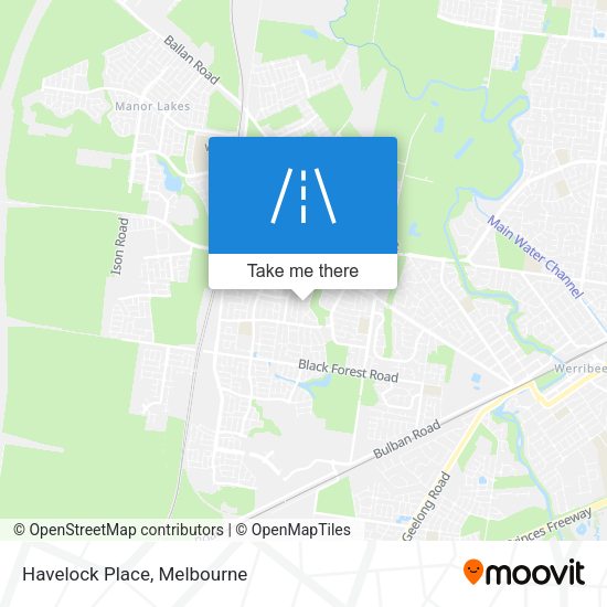 Havelock Place map