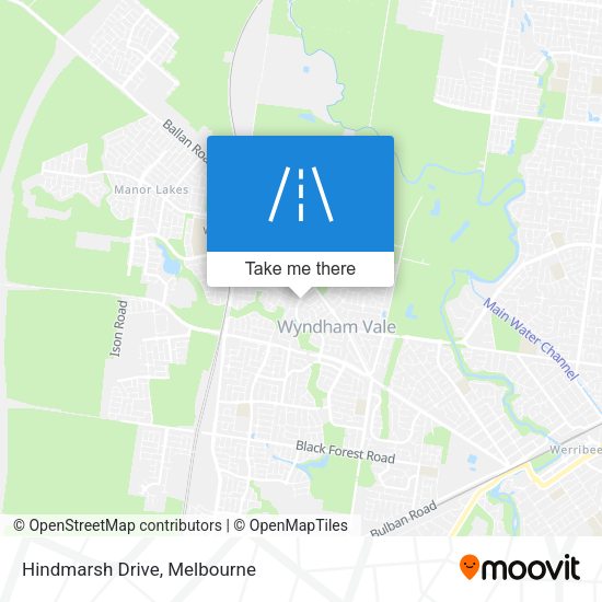 Hindmarsh Drive map