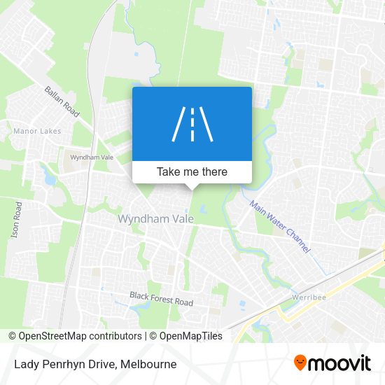 Lady Penrhyn Drive map