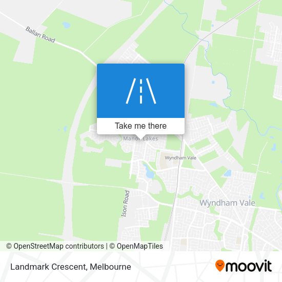 Landmark Crescent map