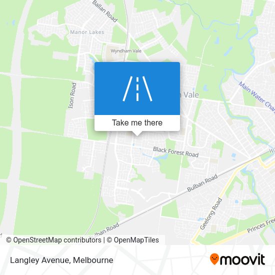 Langley Avenue map