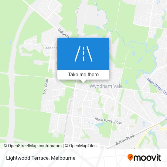 Lightwood Terrace map