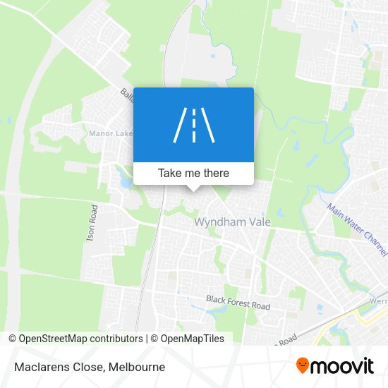 Maclarens Close map