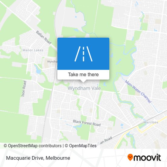Macquarie Drive map