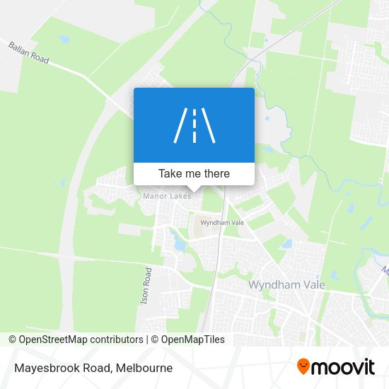 Mayesbrook Road map