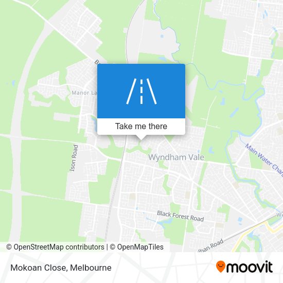 Mokoan Close map