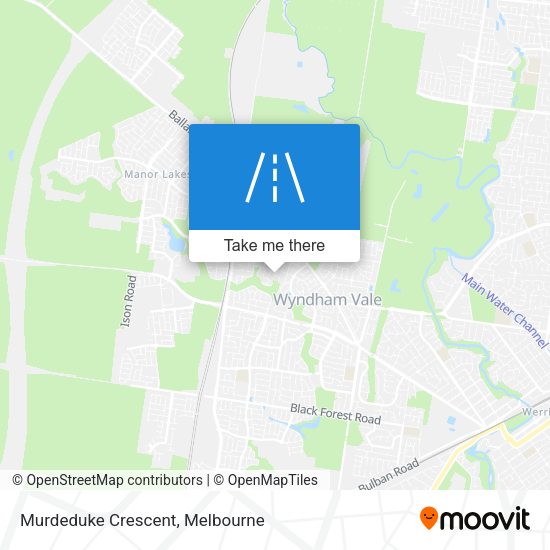 Murdeduke Crescent map