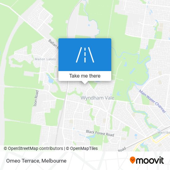 Omeo Terrace map