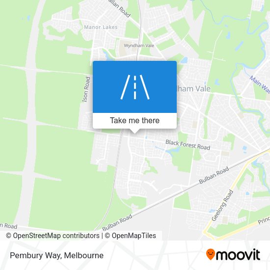 Pembury Way map