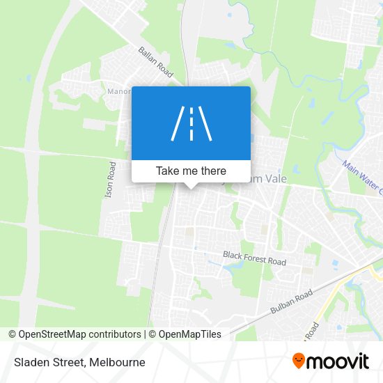 Sladen Street map