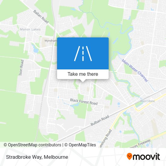 Stradbroke Way map
