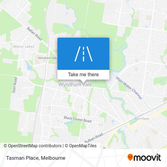 Tasman Place map