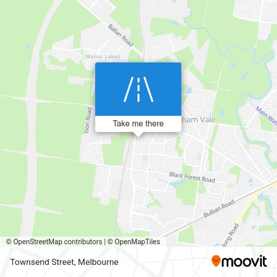 Townsend Street map