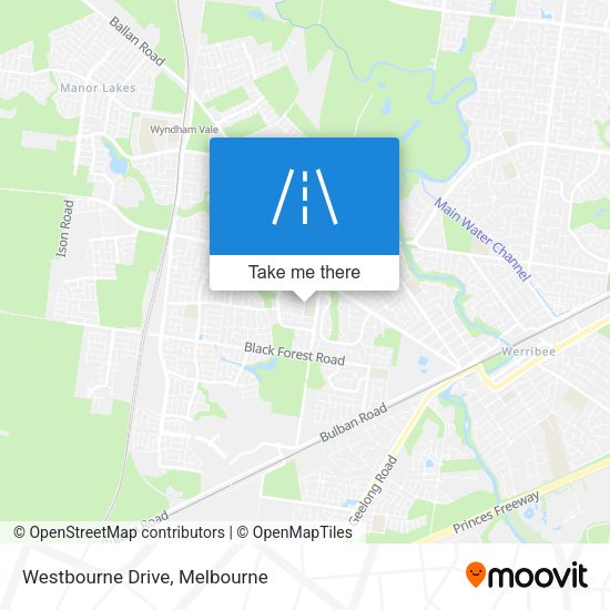 Westbourne Drive map