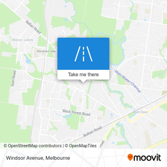 Windsor Avenue map