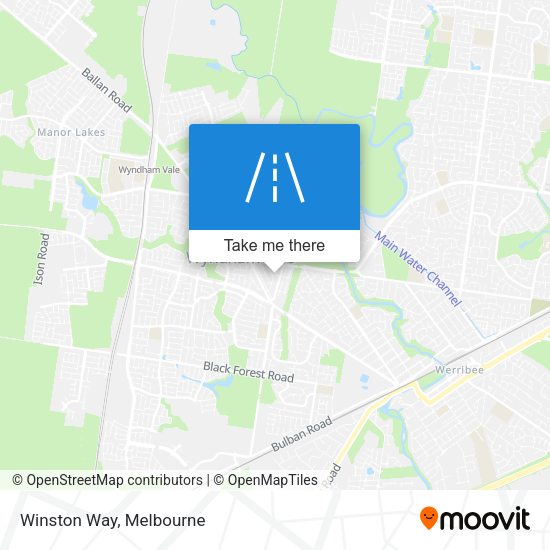 Winston Way map