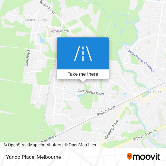 Yando Place map