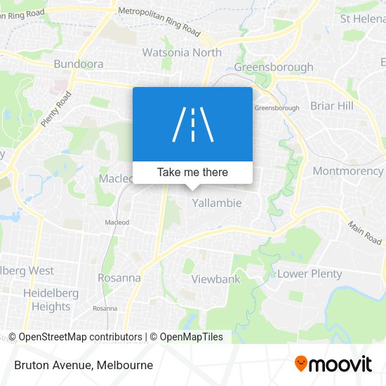 Bruton Avenue map