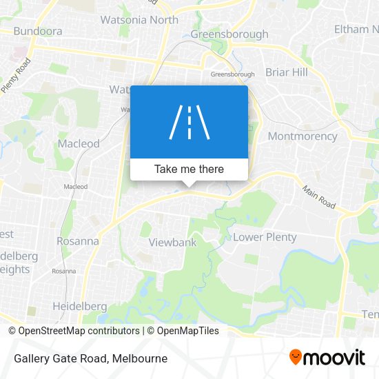 Gallery Gate Road map