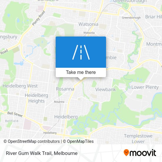 River Gum Walk Trail map