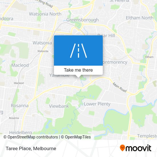 Taree Place map