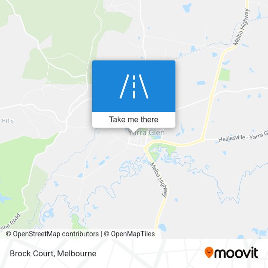 Brock Court map