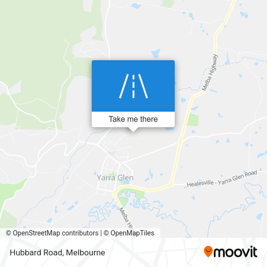 Hubbard Road map