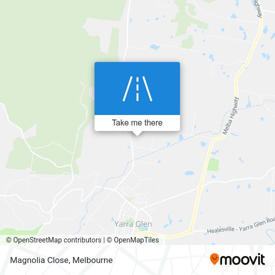 Magnolia Close map