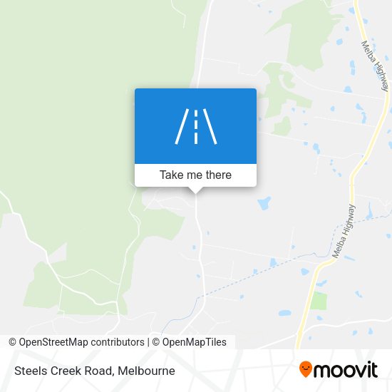 Steels Creek Road map