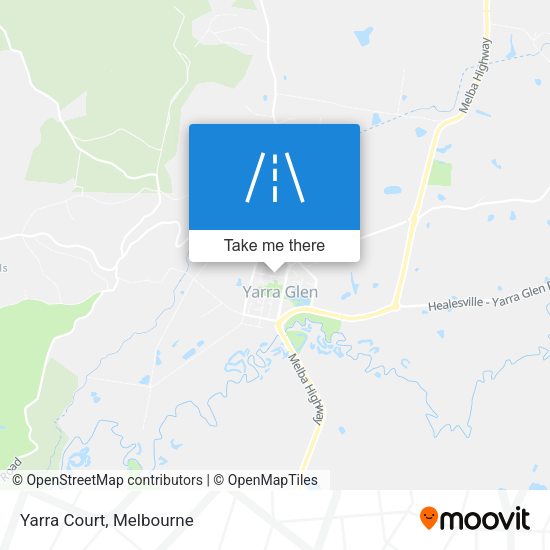 Yarra Court map